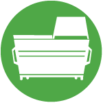 dumpster cleaning icon
