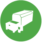 trash compactor cleaning icon